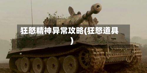 狂怒精神异常攻略(狂怒道具)-第1张图片