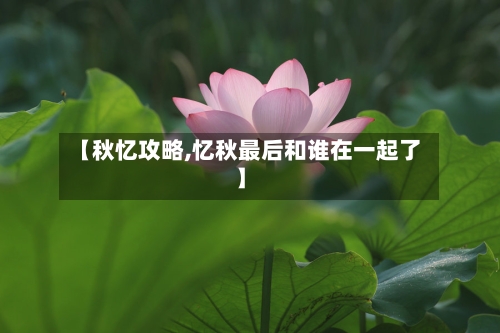 【秋忆攻略,忆秋最后和谁在一起了】