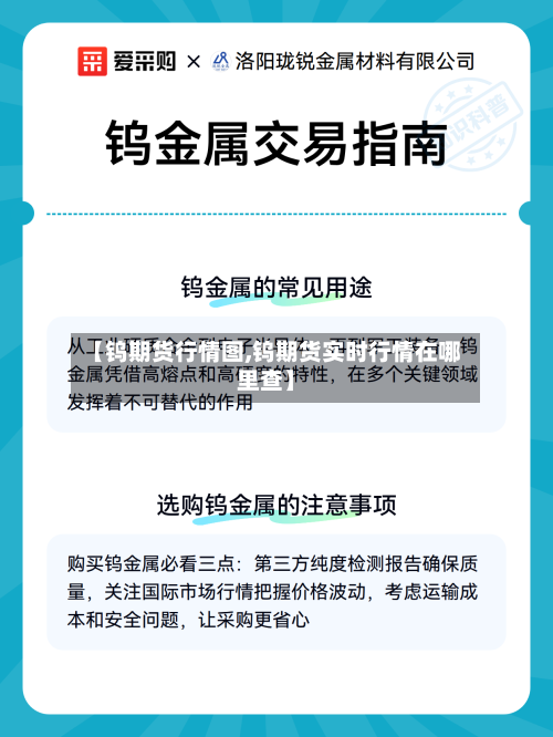 【钨期货行情图,钨期货实时行情在哪里查】