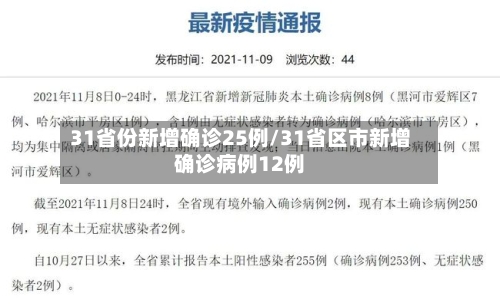 31省份新增确诊25例/31省区市新增确诊病例12例-第1张图片