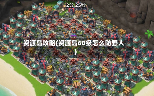 资源岛攻略(资源岛60级怎么防野人)-第1张图片