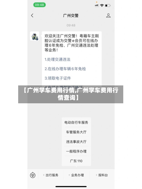 【广州学车费用行情,广州学车费用行情查询】-第2张图片