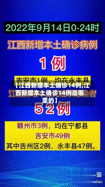 【江西新增本土确诊14例,江西新增本土确诊14例是哪里的】-第2张图片