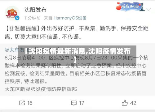 【沈阳疫情最新消息,沈阳疫情发布】-第2张图片