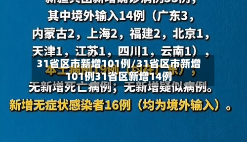 31省区市新增101例/31省区市新增101例31省区新增14例-第3张图片