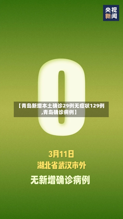 【青岛新增本土确诊29例无症状129例,青岛确诊病例】-第1张图片