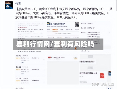 套利行情网/套利有风险吗-第2张图片