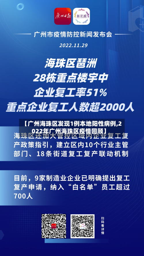 【广州海珠区发现1例本地阳性病例,2022年广州海珠区疫情回顾】