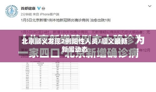 北京顺义发现2例阳性人员/顺义最新新闻动态-第3张图片