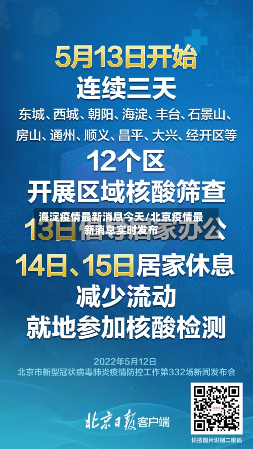 海淀疫情最新消息今天/北京疫情最新消息实时发布-第3张图片